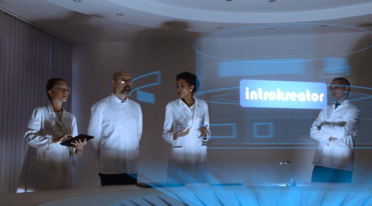 Animowane logo hologram