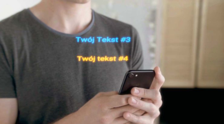 Animowany tekst chatu